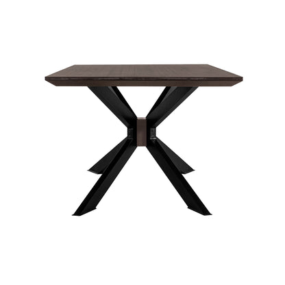 Pirate - Acacia Modern Dining Table - Coffee Bean Brush / Natural Black