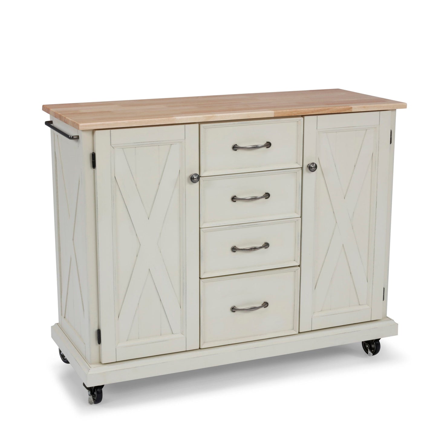 Bay Lodge - 35.5" Kitchen Cart - White