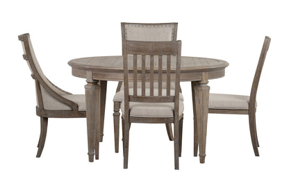 Lancaster - Extendable Round Dining Table Set