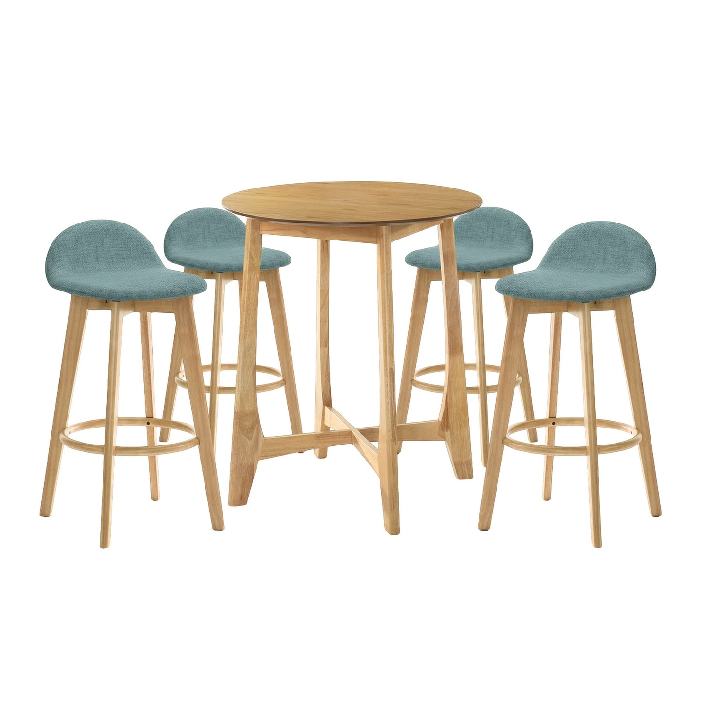 Vera - 5-Piece Wood Bar Set