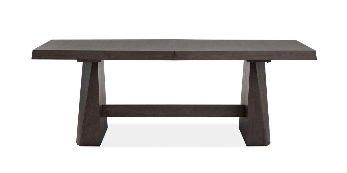 Tauren - 6 Piece Extendable Double Pedestal Dining Table Set
