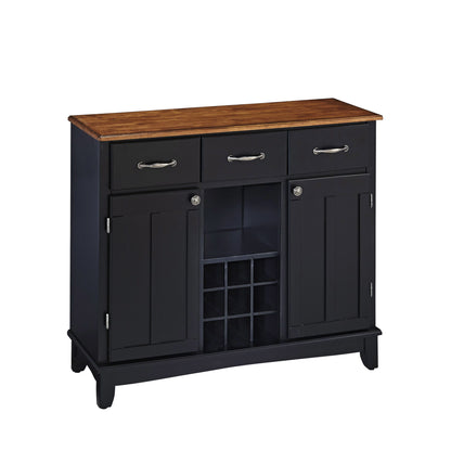 Buffet Of Buffets - Wood Buffet Cottage Oak Wood Top