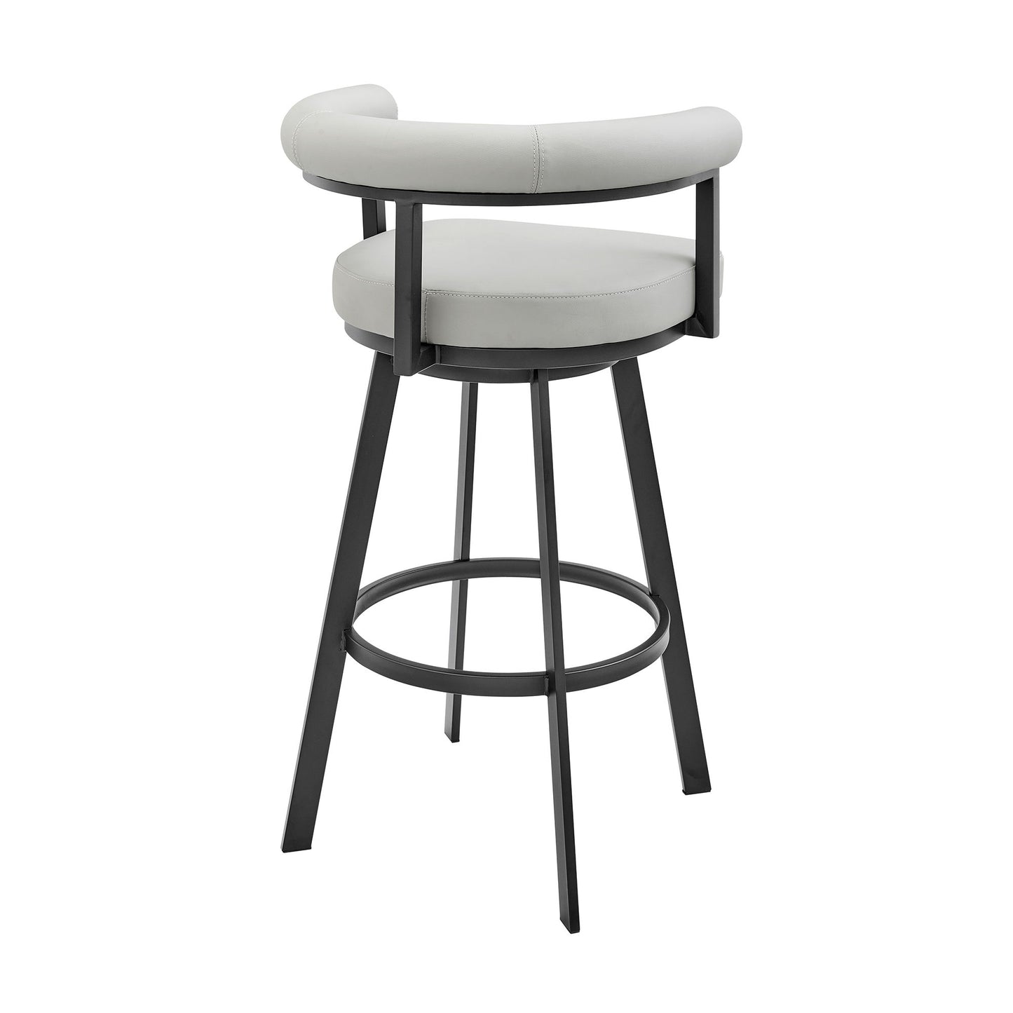 Nolagam - Swivel Bar Stool - Black Metal