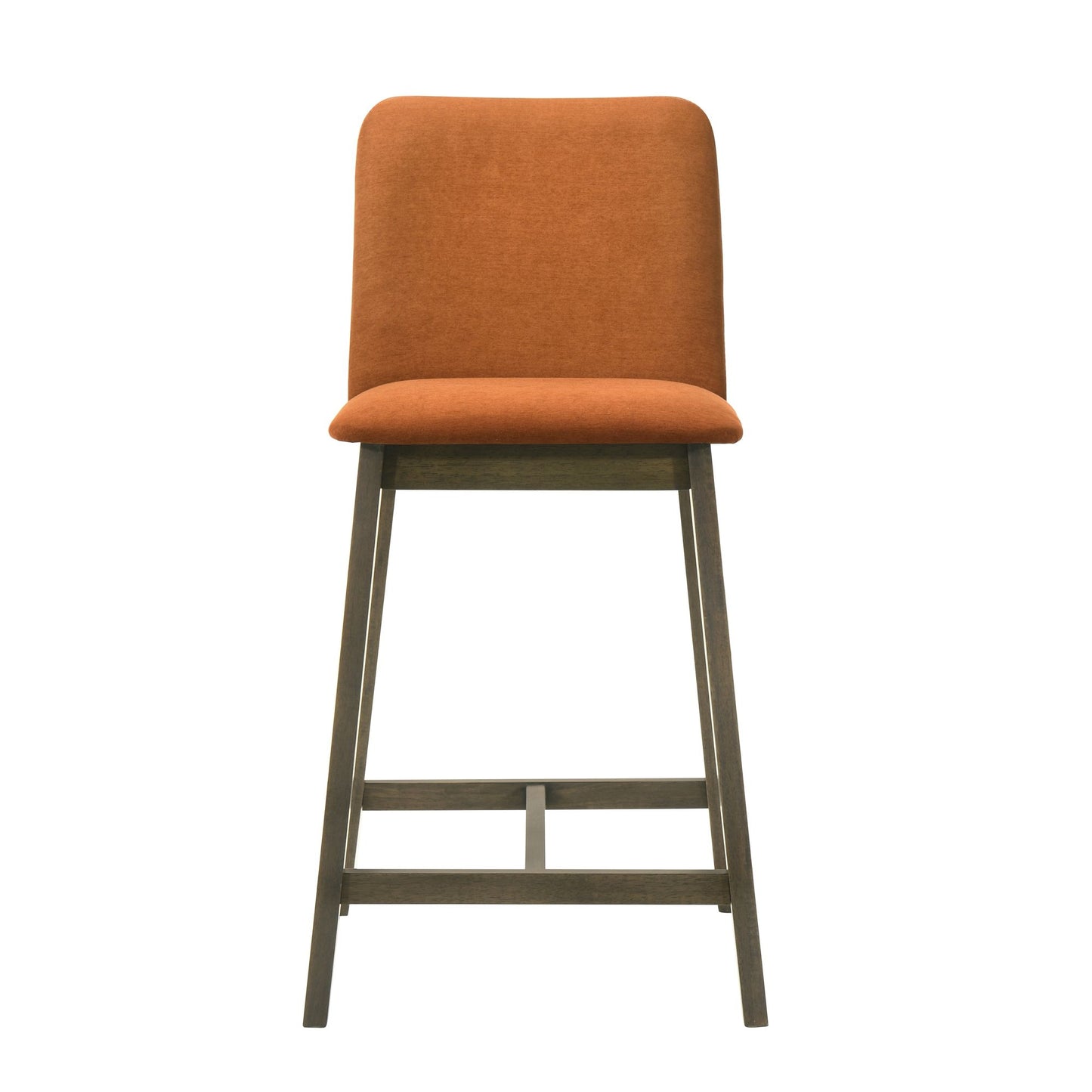 Allin - Upholstered Wood Counter Height Barstool
