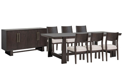 Tauren - Trestle Dining Table Set