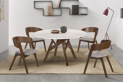 Venus - Round Mid-Century Modern Dining Table