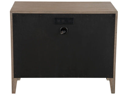 Modern - Cove Drawer Nightstand - Dark Brown