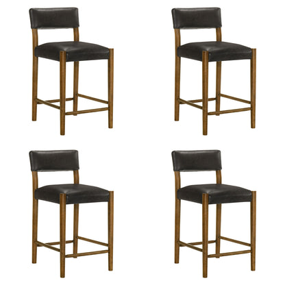 Bennet - Modern Wood Counter Height Kitchen Bar Stool
