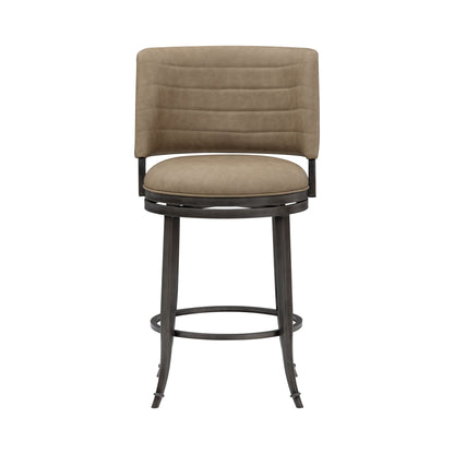 Torres - Upholstered Swivel Counter Height Barstool