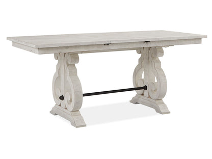 Bronwyn - Rectangular Counter Dining Table - Alabaster