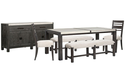 Plum Creek - 6 Piece Rectangular Dining Table Set