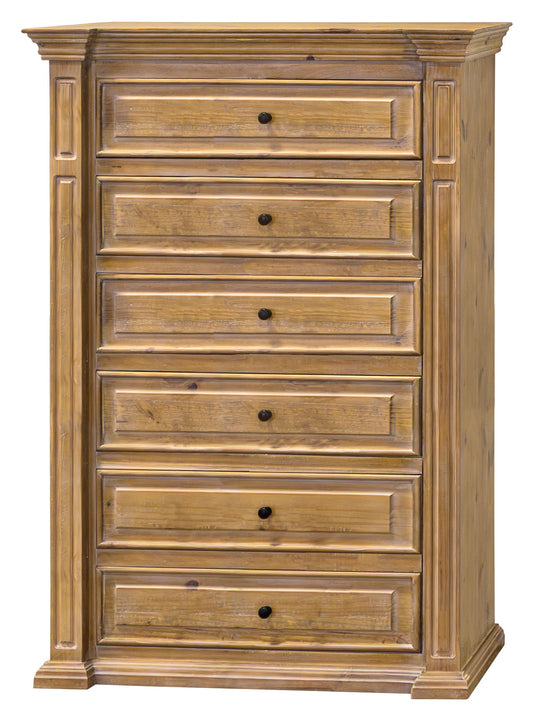 Hudson - 6-Drawers Chest - Light Barnwood