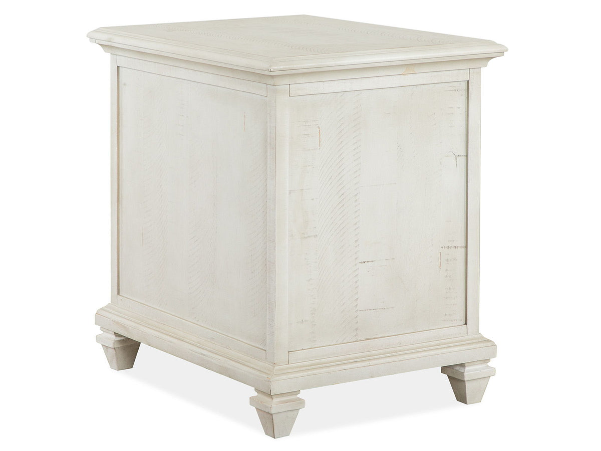 Newport - Chairside End Table - Alabaster