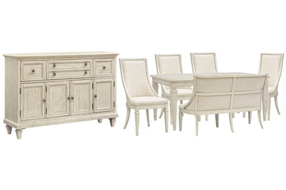 Newport - 7 Piece Extendable Rectangular Dining Table Set