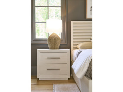 Oasis - Shoreline Storage Nightstand - White