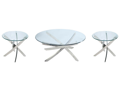 Zila - Round Cocktail Table Set