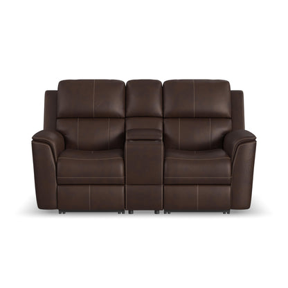 Henry - Power Reclining Loveseat With Console & Power Headrests & Lumbar