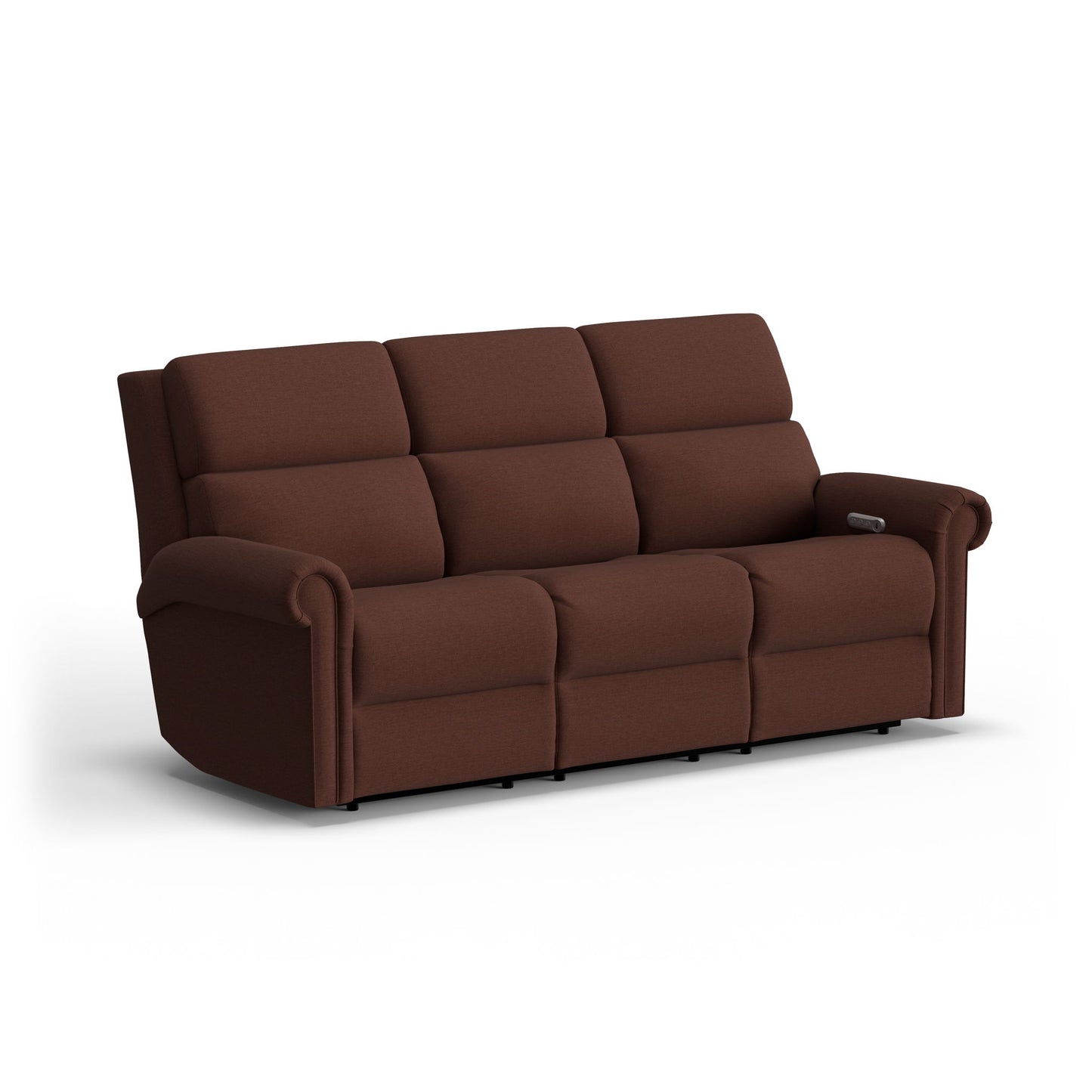 Bernard - Power Reclining Sofa With Console, Power Headrest, & Lumbar