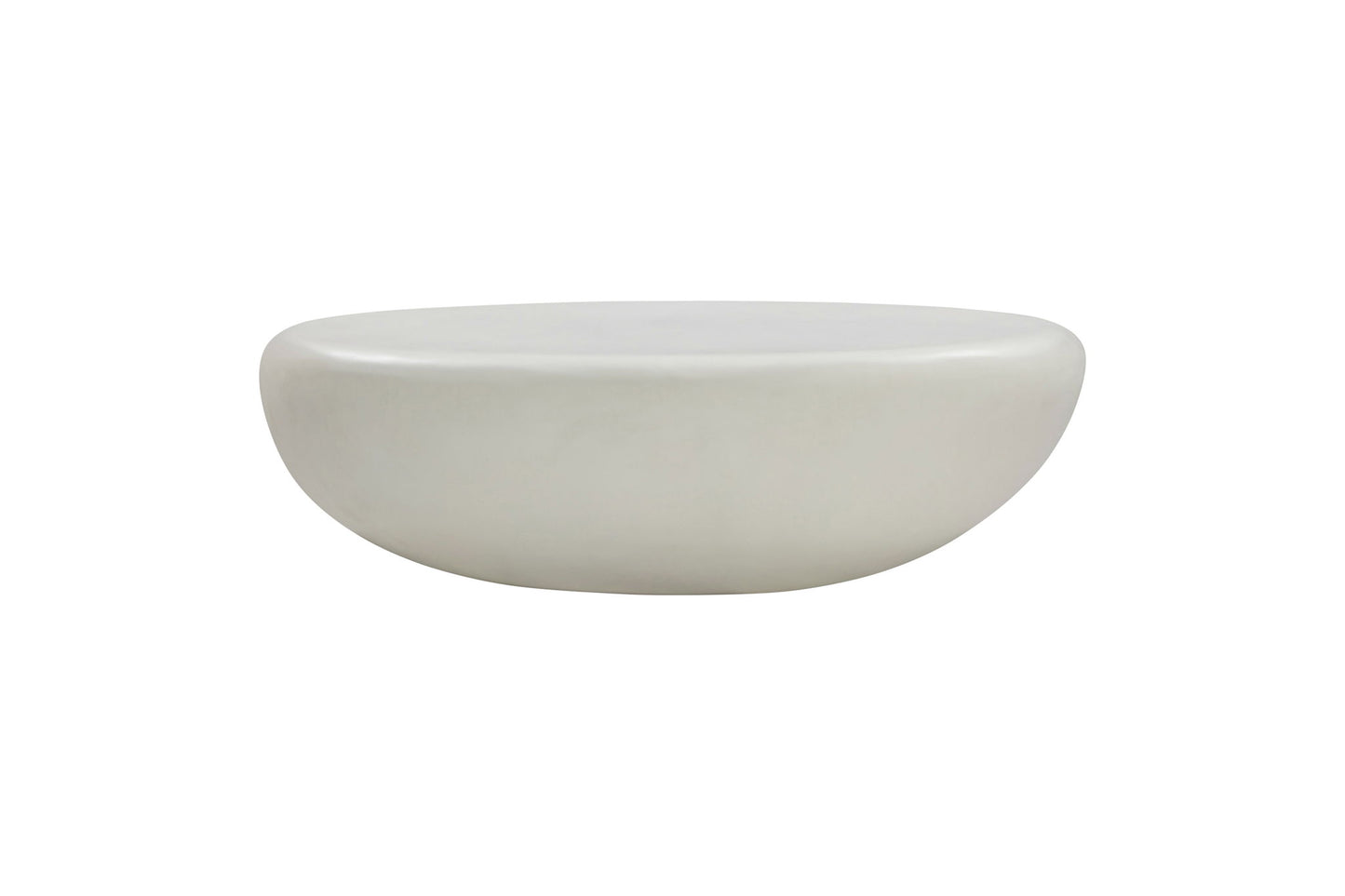 Zenstone - Indoor Outdoor 2-Piece Coffee Table Set - White Concrete Finish