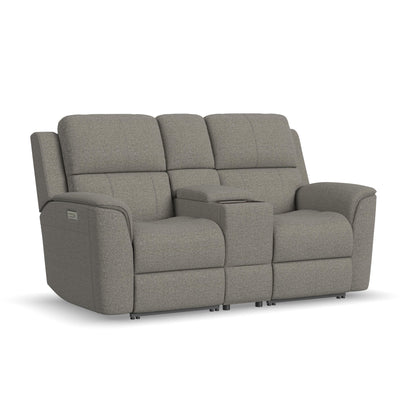 Henry - Power Reclining Loveseat With Console & Power Headrests & Lumbar