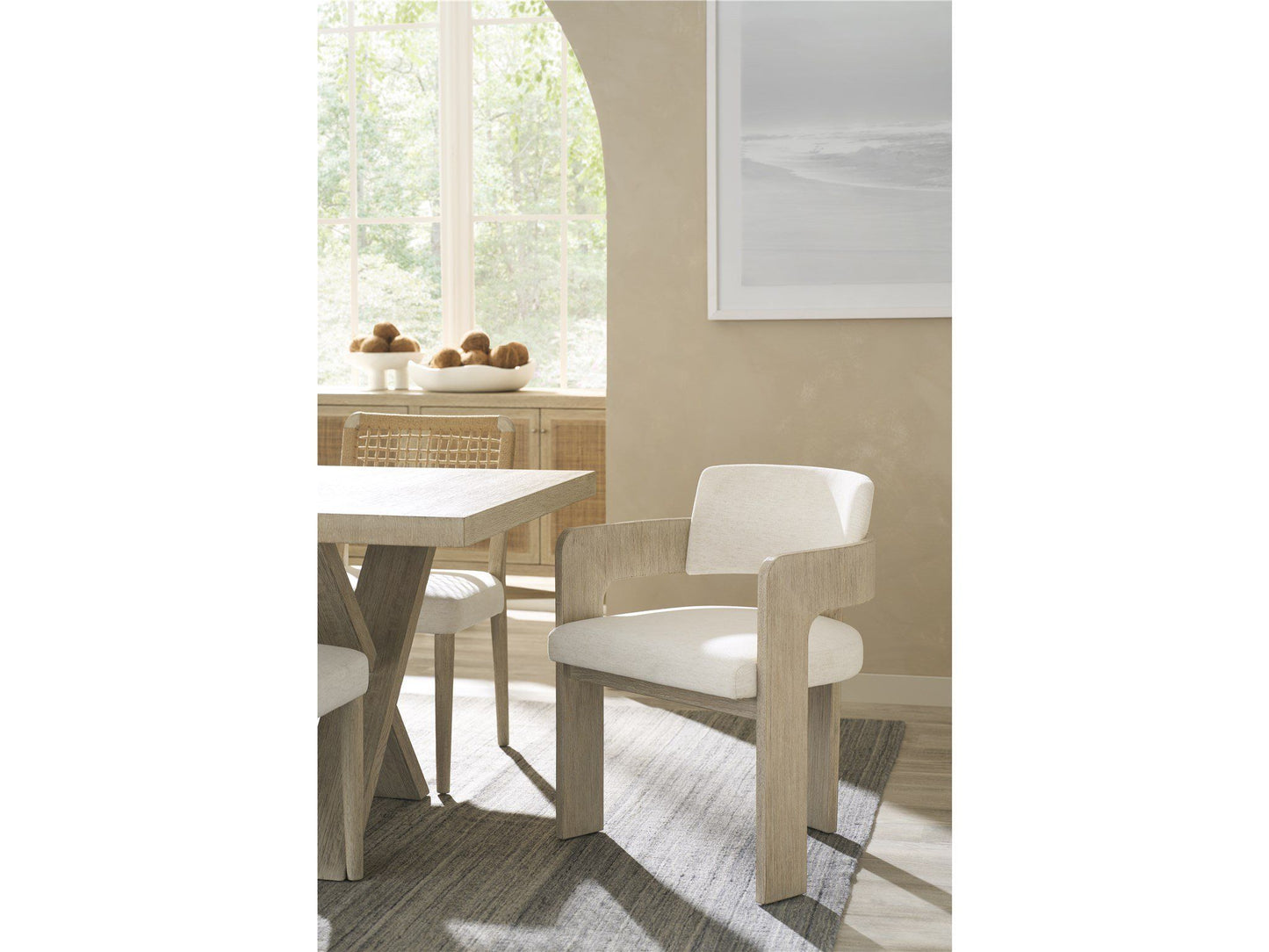 Oasis - Dockside Arm Chair - White / Beige