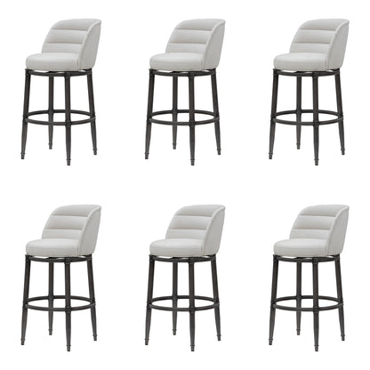 Eunice - Faux Leather Upholstered Swivel Barstool