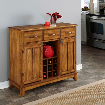 Buffet Of Buffets - Wood Buffet Cottage Oak Wood Top