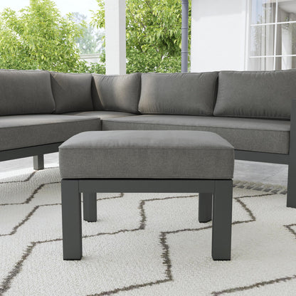 Grayton - Ottoman - Dark Gray