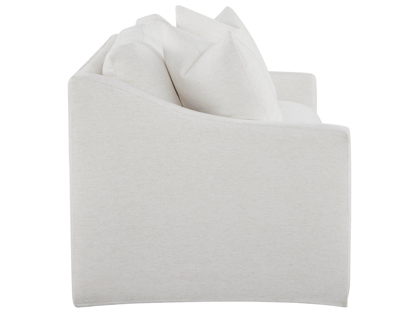 Augustine - Slipcover Apartment Sofa - White