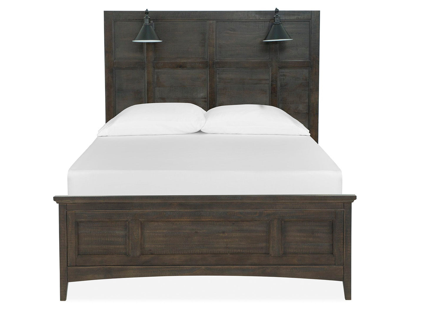 Westley Falls - Complete Lamp Panel Bed With Regular Rails