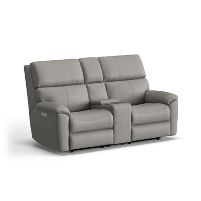 Porter - Power Reclining Loveseat With Console, Power Headrest, & Lumbar