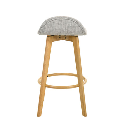 Vera - Upholstered Wood Counter Height Barstool