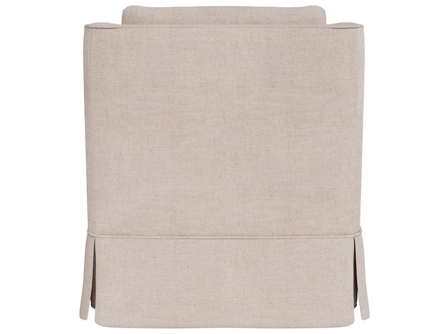 Henri - Skirted Swivel Chair, Special Order - Beige