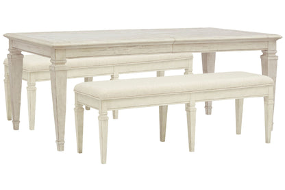 Newport - 3 Piece Extendable Rectangular Dining Table Set