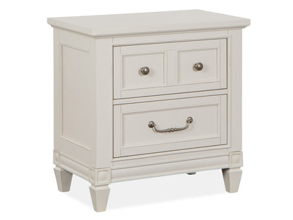Willowbrook - Drawer Nightstand - Egg Shell White With Slight Rub Through