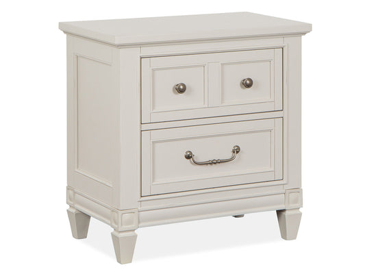 Willowbrook - Drawer Nightstand - Egg Shell White With Slight Rub Through