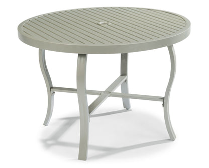 Captiva - Metal Outdoor Dining Table - Beige