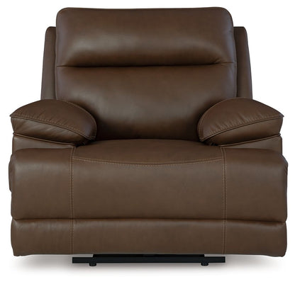Vonryan - Power Recliner / Adj Headrest - Tobacco