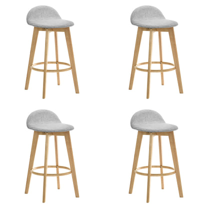Vera - Upholstered Wood Counter Height Barstool