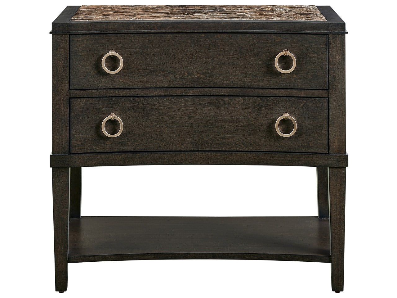 Fenwick - Emperador Nightstand - Dark Brown