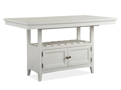 Heron Cove - Extendable Counter Height Dining Table Set