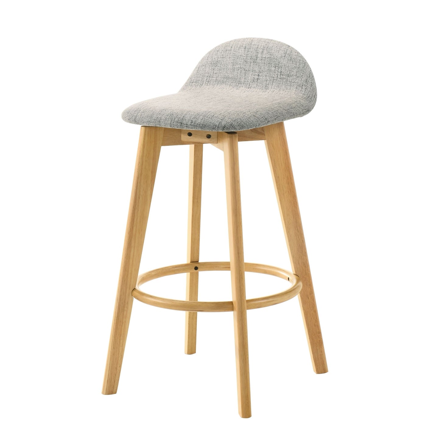 Vera - Upholstered Wood Counter Height Barstool