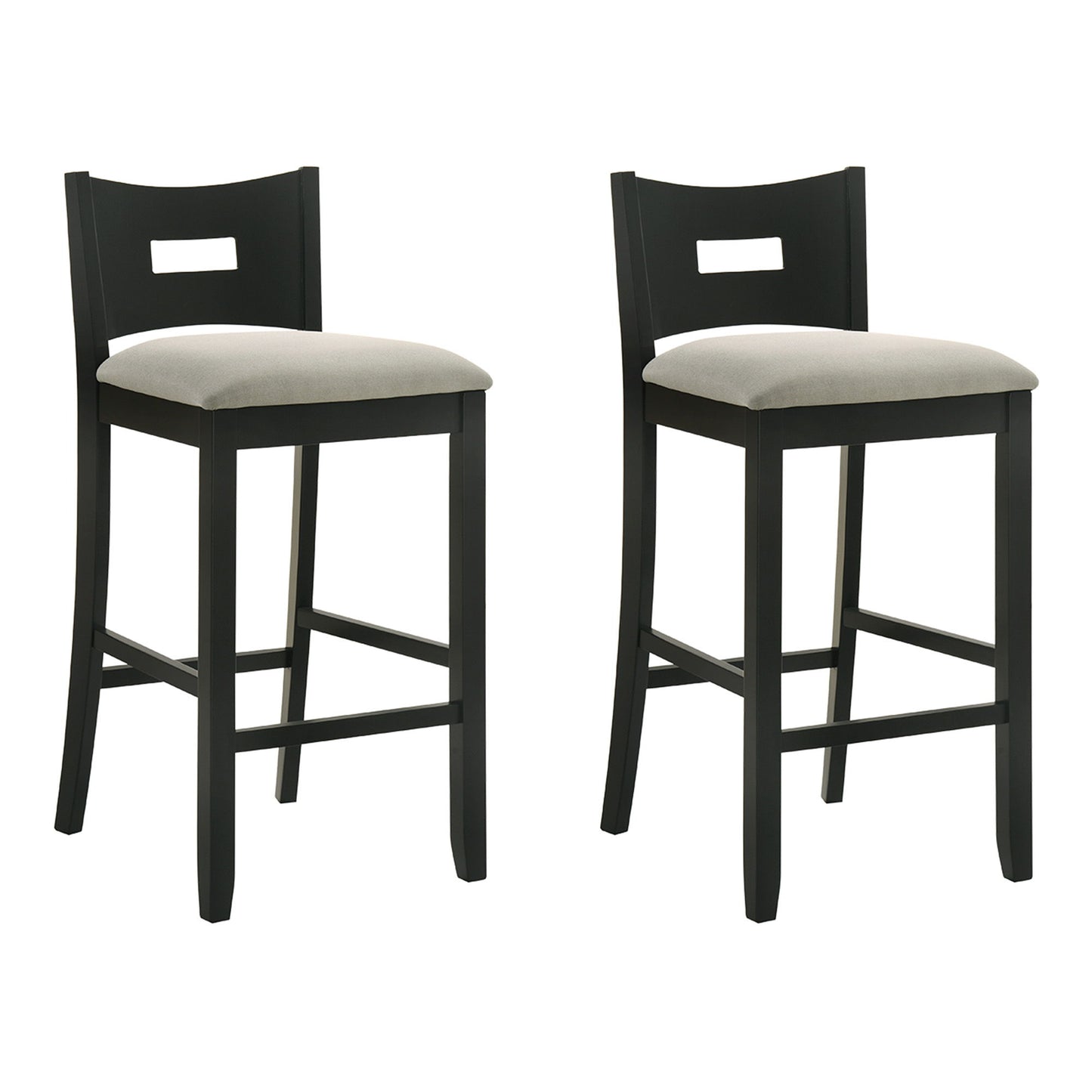 Ren - 30" Bar Height Rubberwood Barstool