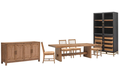 Lindon - Trestle Dining Table Set