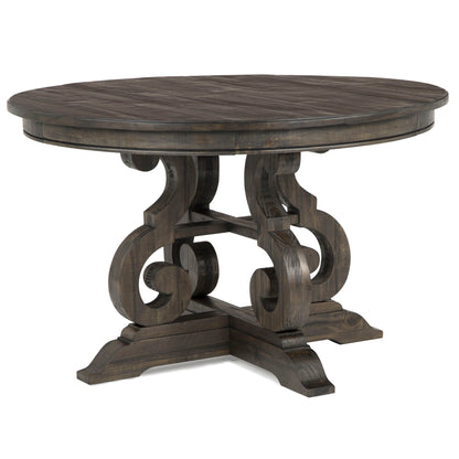 Bellamy - 48" Round Dining Table - Peppercorn