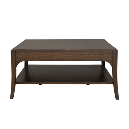 Sylvie - Rectangular Coffee Table - Dark Brown