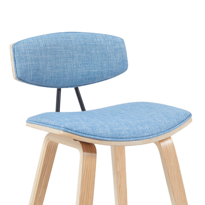 Fox - Swivel Counter Height Stool - Light Brown