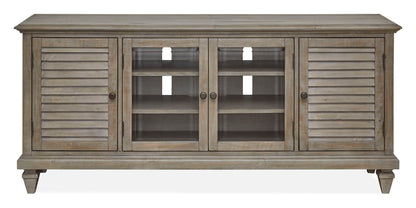 Calistoga - Rustic Entertainment Wall - Dovetail Gray