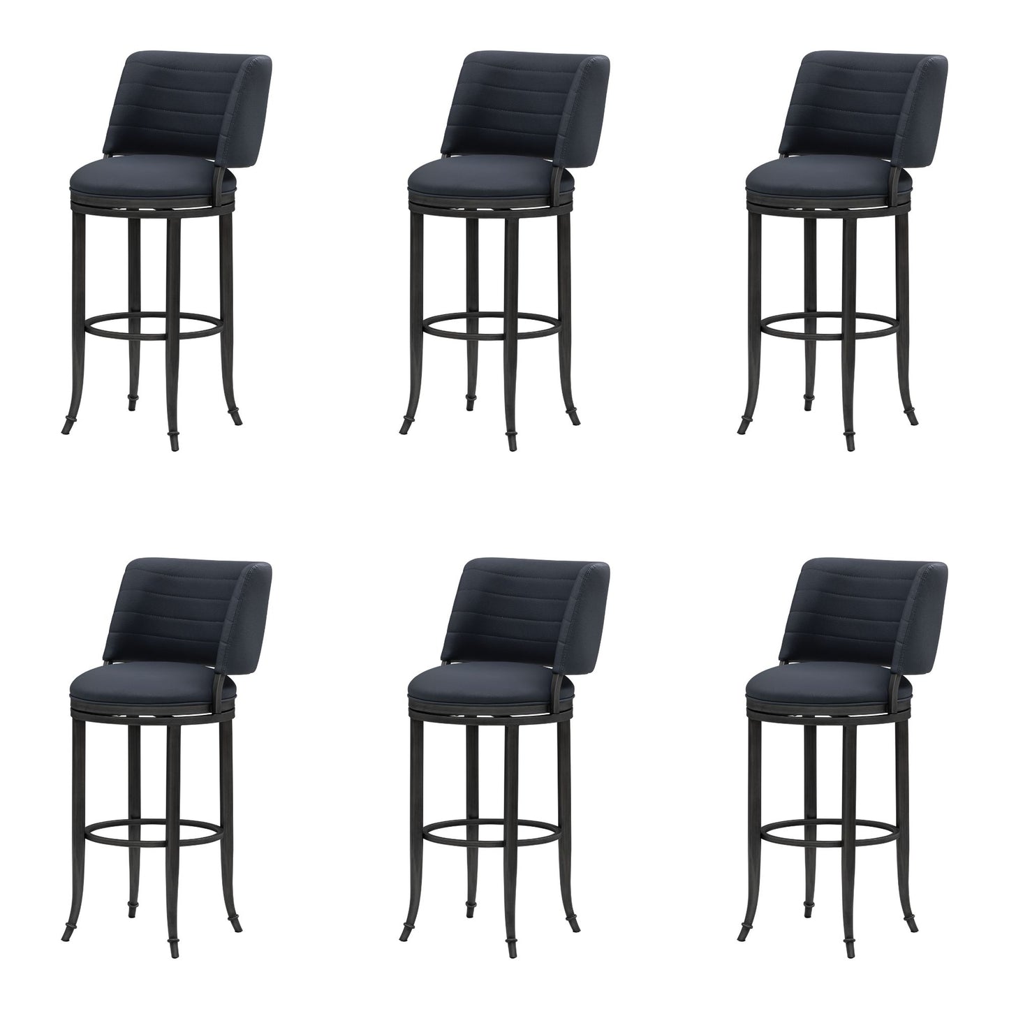 Torres - Upholstered Swivel Barstool