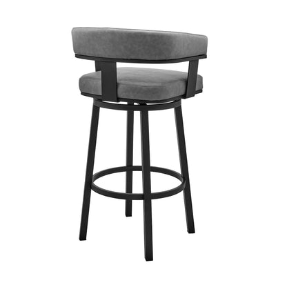 Cohen - Swivel Bar Stool - Black Finish